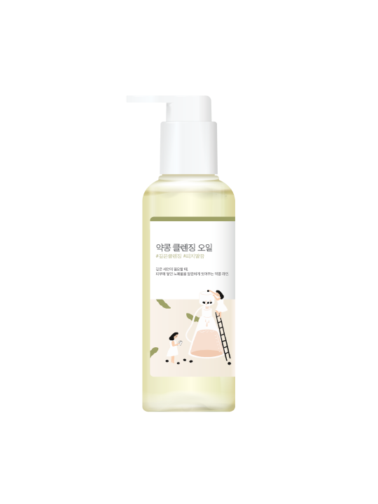 Гідрофільна олія з екстрактом чорних соєвих бобів Round Lab Soybean Cleansing Oil, 200 мл