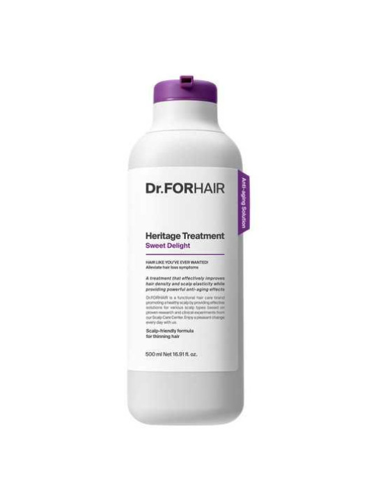 Зволожуюча маска-кондиціонер для тонкого волосся DR.FORHAIR Heritage Treatment Sweet Delight, 500 мл
