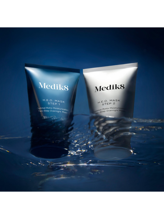 2-етапна нічна маска для оптимального зволоження Medik8 H.E.O. MASK 50 мл + 50 мл