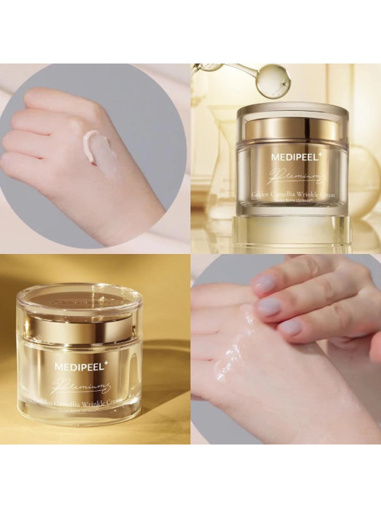 Крем для обличчя проти зморшок Medi-Peel Premium Golden Camellia Wrinkle Cream, 50 г