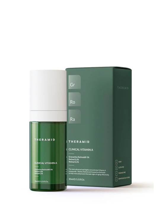 Сироватка з висококонцентрованим вітаміном А Theramid High-Concentrated Vitamin A, 30 мл Сироватка з висококонцентрованим вітаміном А Theramid High-Concentrated Vitamin A, 30 мл