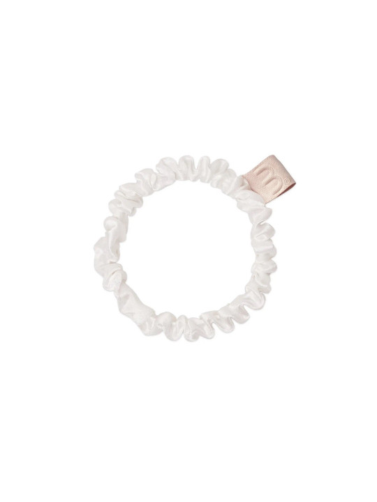 Тонка шовкова резинка Mon Mou SILK SLIM SCRUNCHIE White