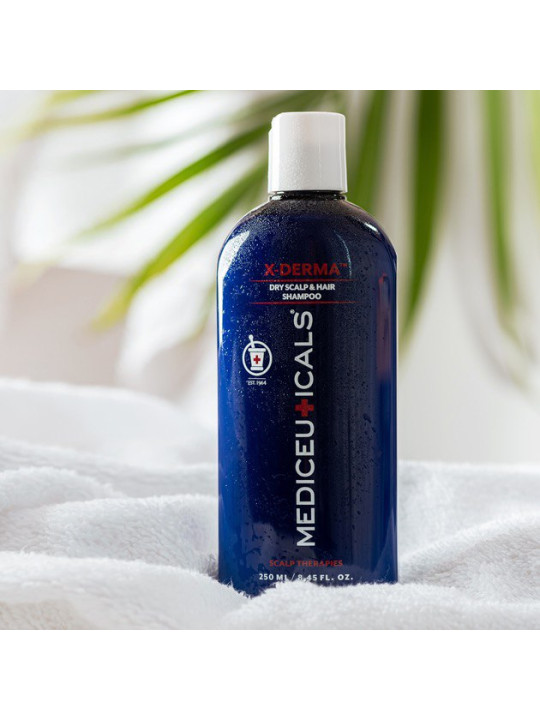 Відлущуючий шампунь проти сухості та свербежу шкіри голови Mediceuticals X-Derma, 250 мл