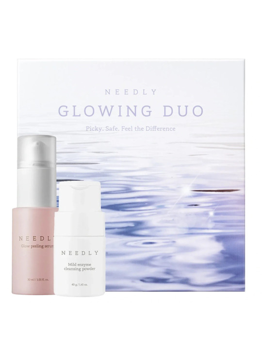 Набір для м'якого очищення та освітлення шкіри Needly Glowing duo