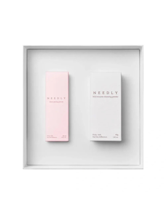 Набір для м'якого очищення та освітлення шкіри Needly Glowing duo