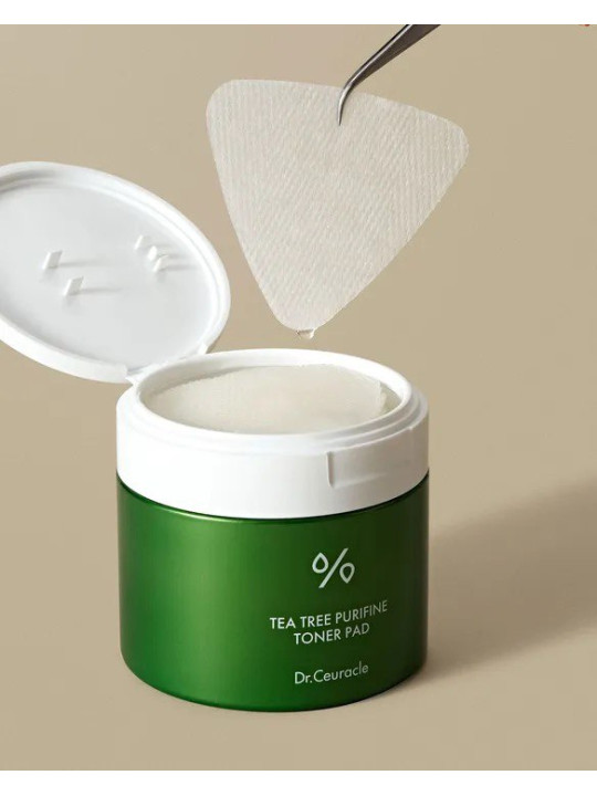 Тонізуючі пади з екстрактом чайного дерева Dr.Ceuracle Tea Tree Purifine Toner Pad, 60 шт