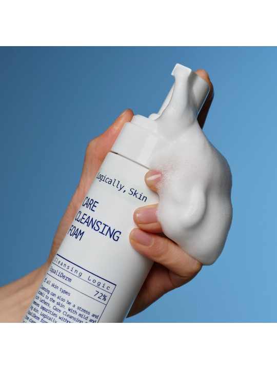М’яка очищувальна пінка для вмивання Logically, Skin Care Cleansing Foam, 200 мл