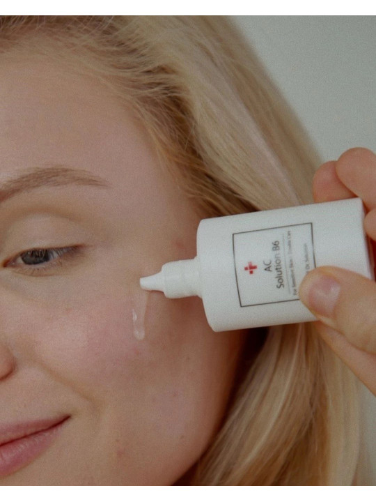 Есенція-флюїд для проблемної шкіри з вітаміном В6 Cuskin Dr. Solution AC Solution B6, 35 мл Есенція-флюїд для проблемної шкіри з вітаміном В6 Cuskin Dr. Solution AC Solution B6, 35 мл