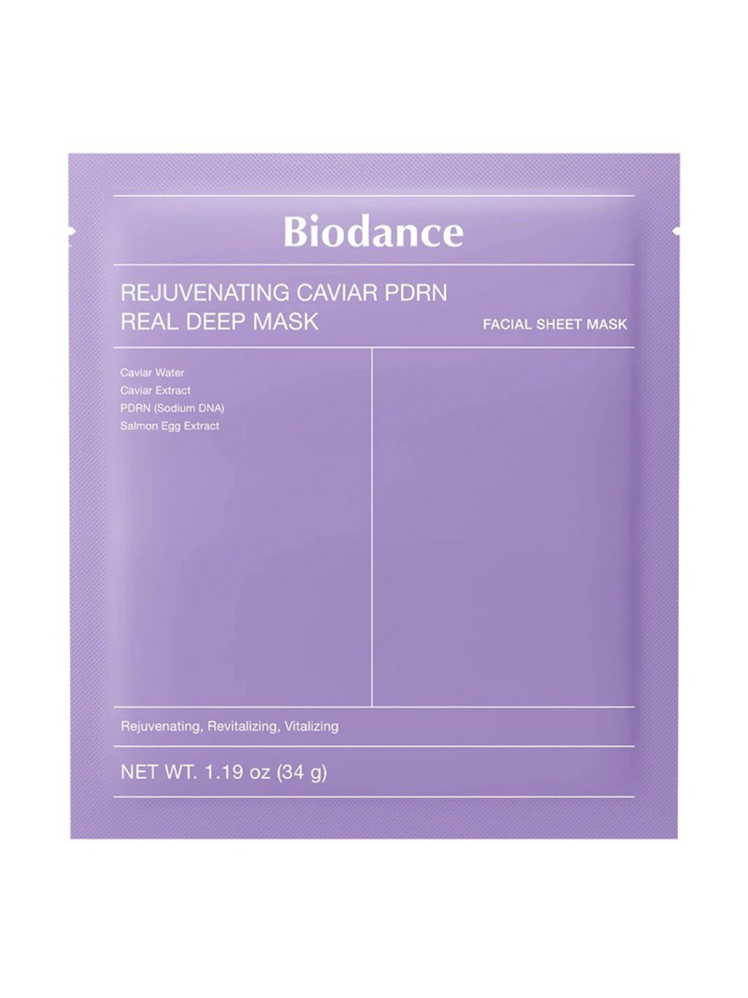 Омолоджуюча маска Biodance Rejuvenating Caviar PDRN Real Deep