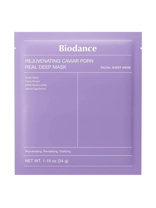 Омолоджуюча маска Biodance Rejuvenating Caviar PDRN Real Deep Омолоджуюча маска Biodance Rejuvenating Caviar PDRN Real Deep