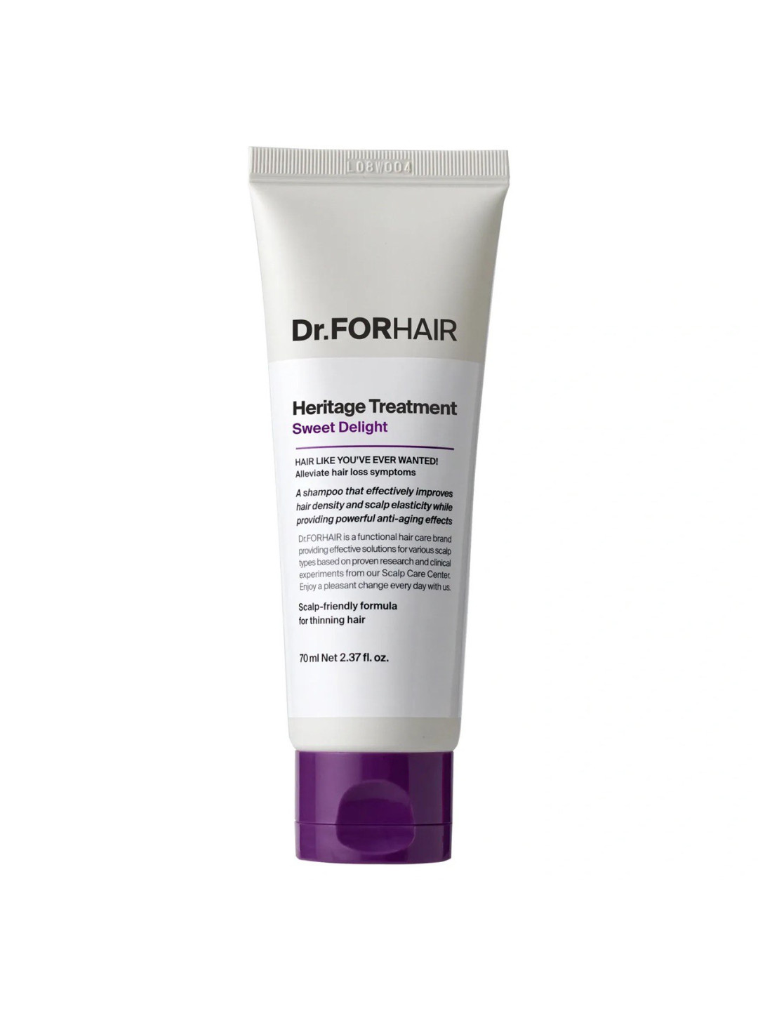 Зволожуюча маска-кондиціонер для тонкого волосся DR.FORHAIR Heritage Treatment Sweet Delight, 70 мл
