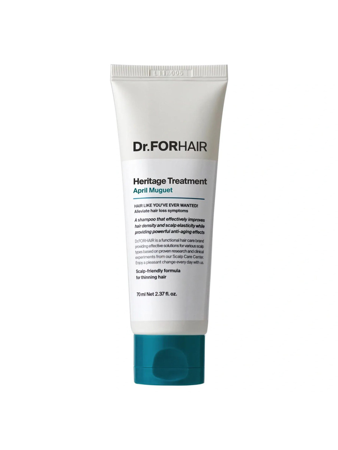 Зволожуюча маска-кондиціонер для волосся та шкіри голови DR.FORHAIR Heritage Treatment April Muguet, 70 мл