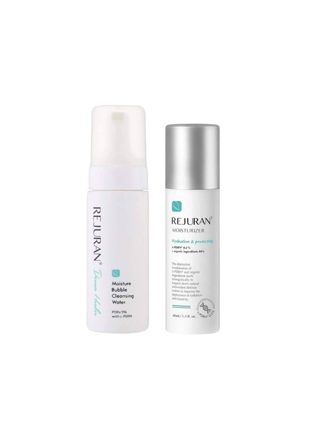 Набір Rejuran Moisture Bubble Cleansing Water та Rejuran Moisturizer Hydration Protecting Cream