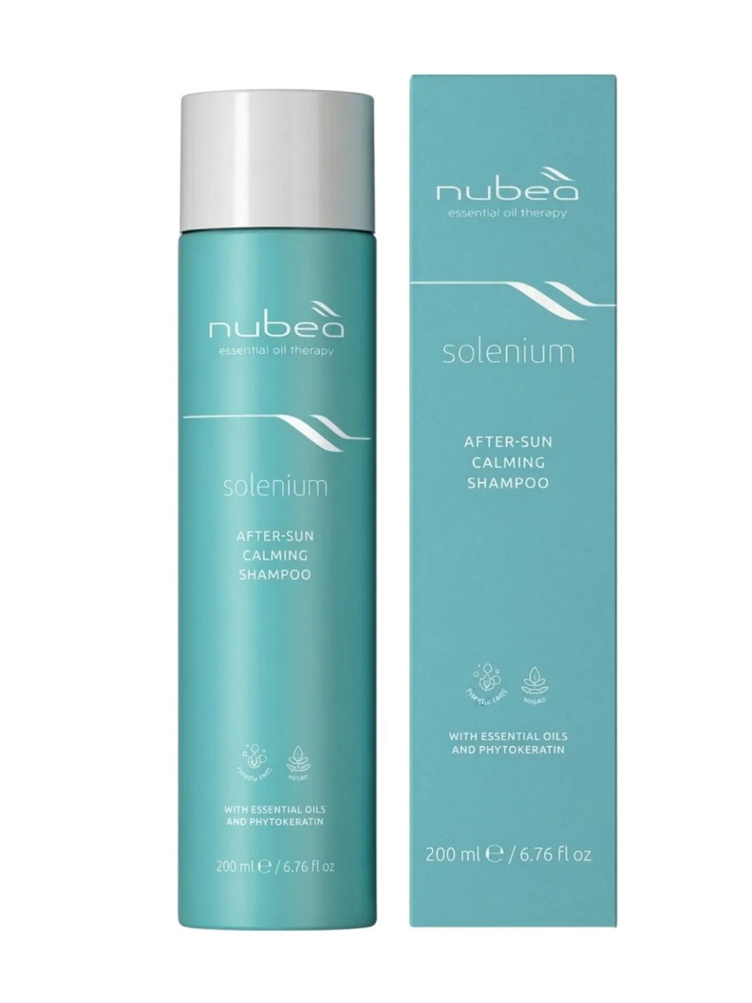 Заспокійливий шампунь після інсоляції Nubea Solenium, 200 мл