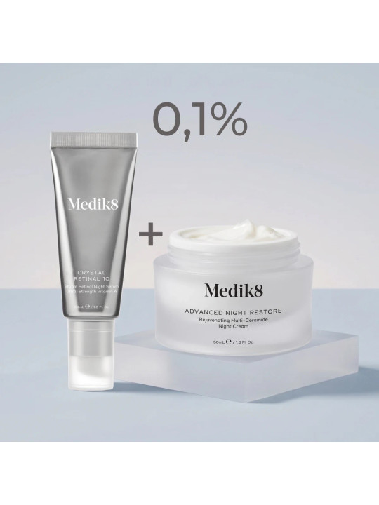 Набір Crystal Retinal 10 + Advanced Night Restore™ Medik8 Набір Crystal Retinal 10 + Advanced Night Restore™ Medik8