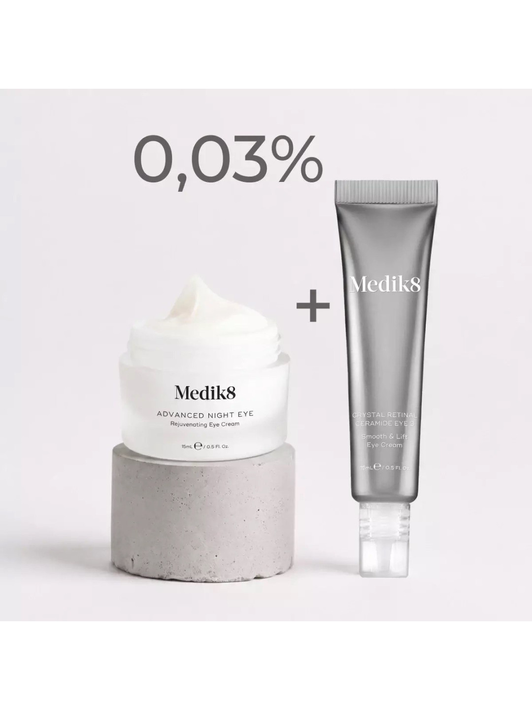 Набір Crystal Retinal Ceramide Eye 3 + Advanced Night Eye™ Medik8