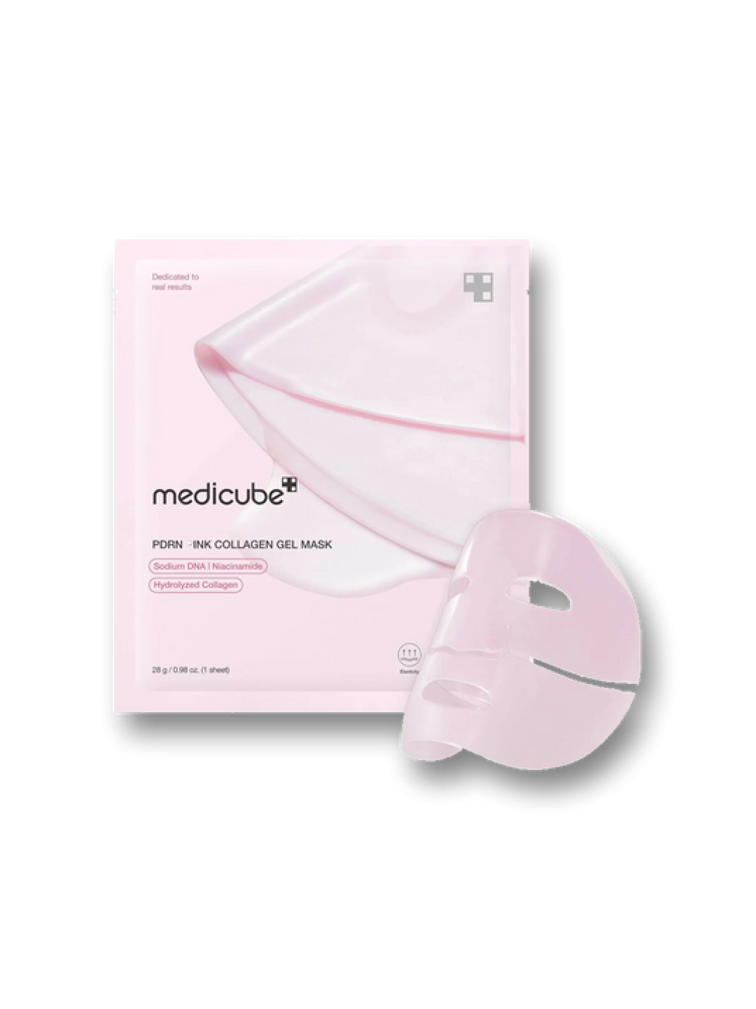 Гідрогелева маска з PDRN та колагеном Medicube PDRN Pink Collagen Gel Mask, 28 г
