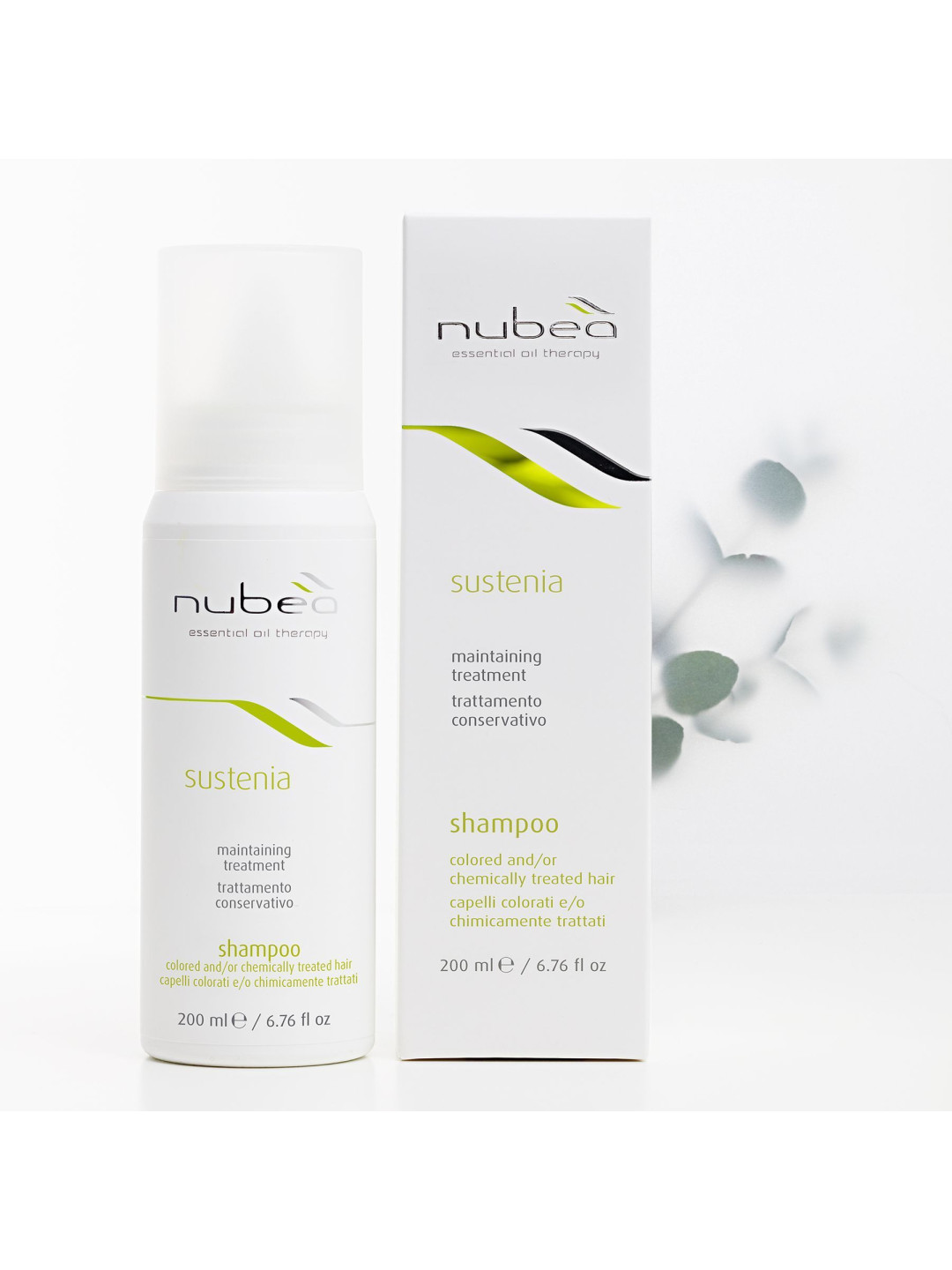 Шампунь для фарбованого/освітленого волосся Nubea Sustenia, 200 мл