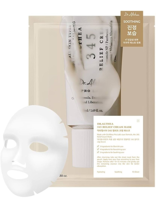 Тканинна кремова маска Dr. Althea 345 Relief Cream Mask