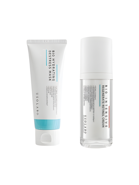 Набір для інтенсивного нічного оновлення Крем, 30 мл + Маска, 100 мл Bio Intensive Regenerate Retinol Cream, 30 мл + BIO Hydrating Destress Mask, 100 мл 