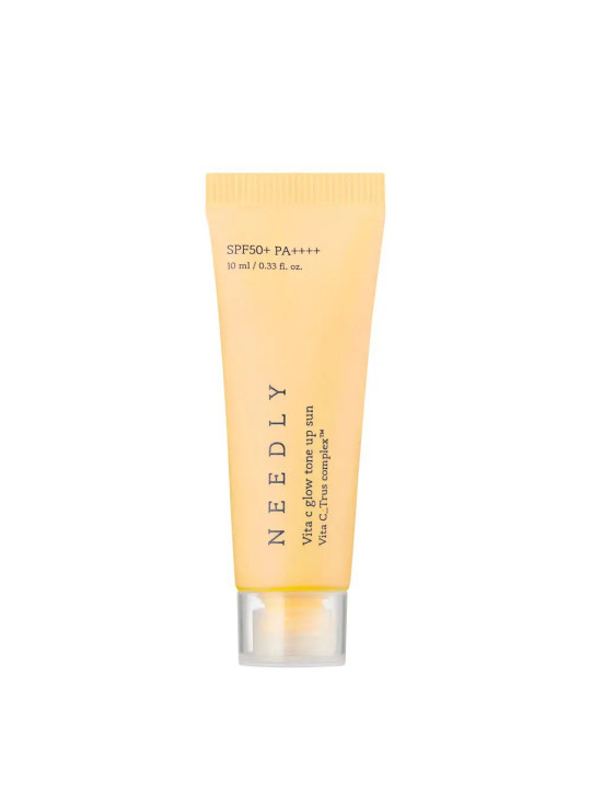 Сонцезахисний крем з ефектом освітлення та сяйва Needly Vita C Glow Tone Up Sun SPF 50+ PA++++, 10 мл