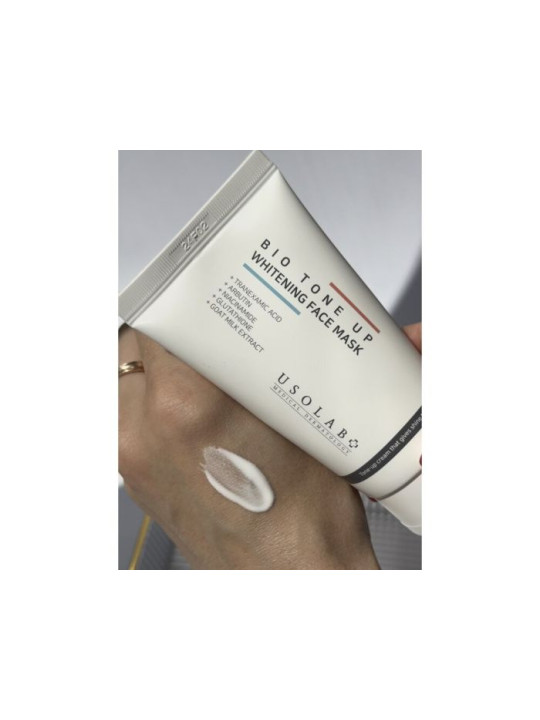 Маска для освітлення шкіри Usolab Bio Tone Up Whitening Mask, 50 мл