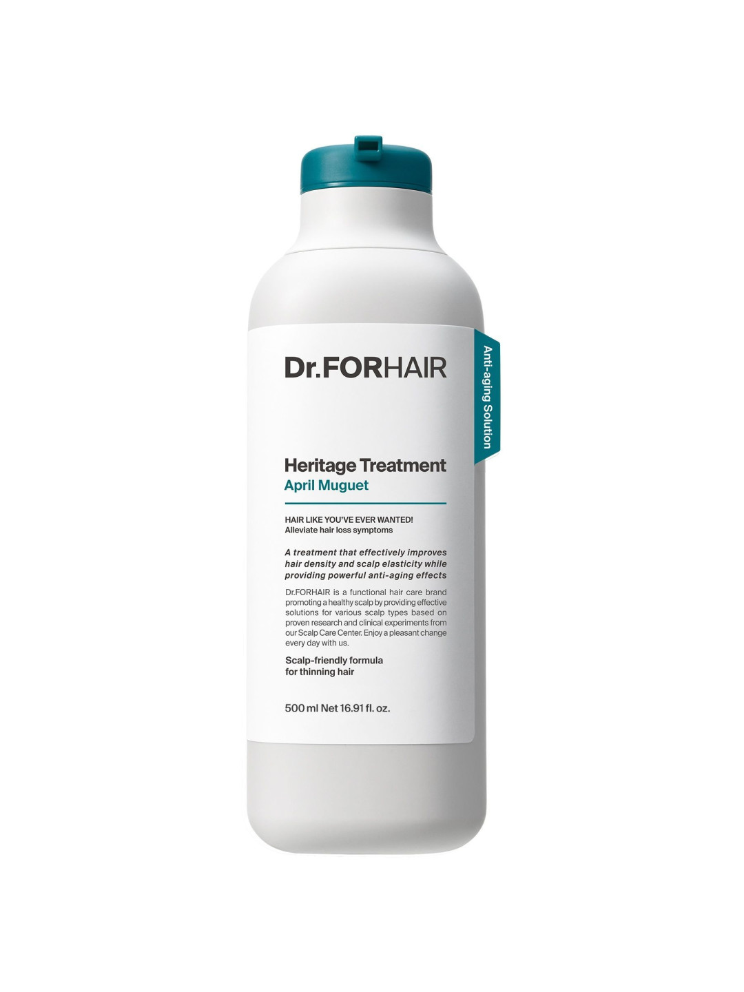 Зволожуюча маска-кондиціонер для волосся та шкіри голови DR.FORHAIR Heritage Treatment April Muguet, 500 мл