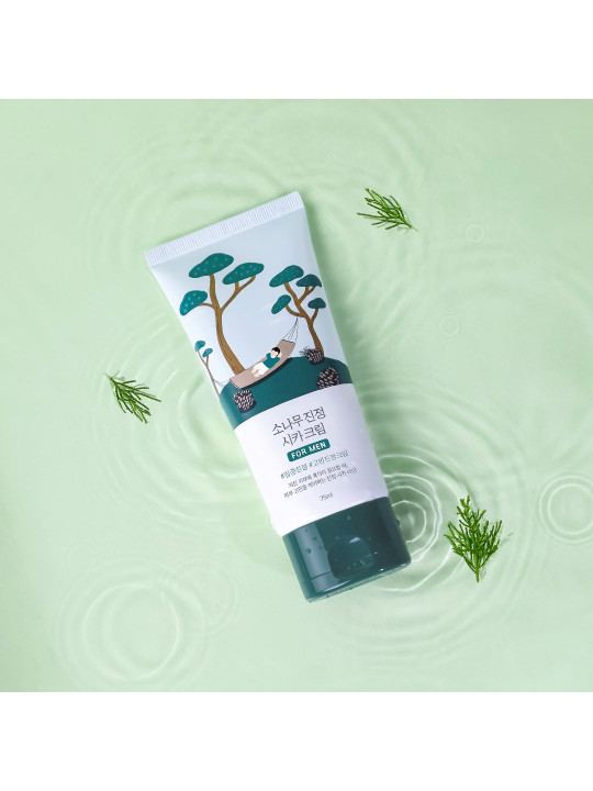 Заспокійливий крем для чоловіків ROUND LAB For Men Pine Calming Cica Cream, 75 мл
