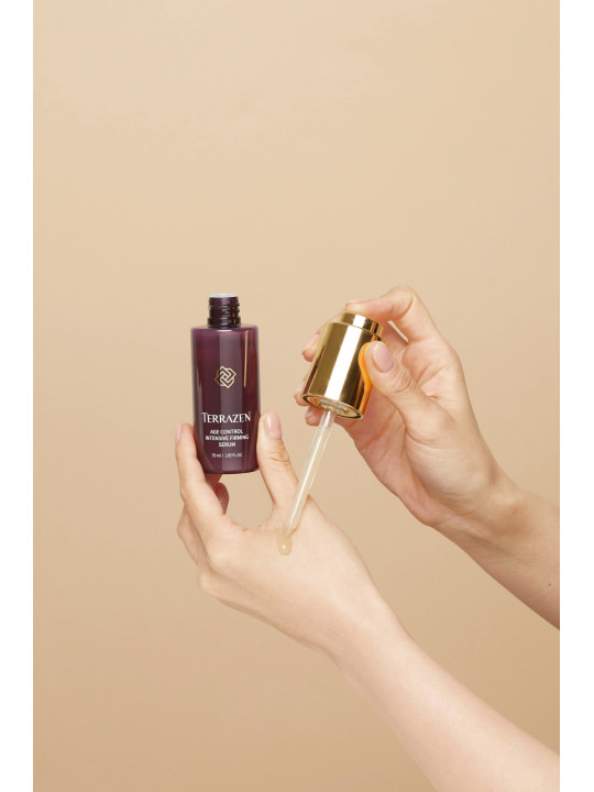 Омолоджуюча сироватка для обличчя з природним комплексом проти зморшок Terrazen Age Control Intensive Firming Serum, 55 мл