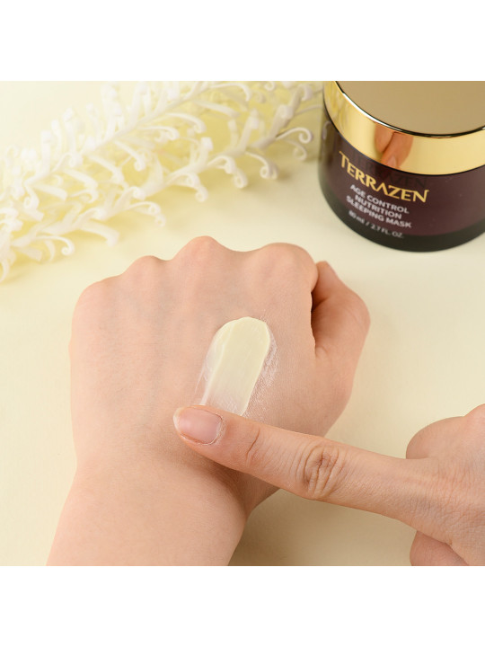 Омолоджувальна живильна нічна маска проти зморшок Terrazen Age Control Nutrition Sleeping Mask, 80 мл