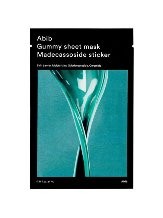 Тканинна маска для обличчя з центелою Abib Gummy Sheet Mask Madecassoside, 1 шт