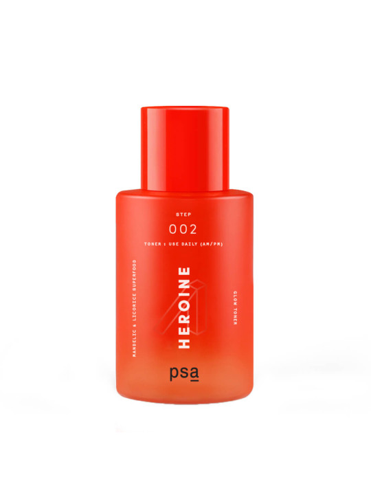 Суперпоживний тонер з мигдальною кислотою PSA Heroine Mandelic & Licorice Superfood Glow Toner, 100 мл Суперпоживний тонер з мигдальною кислотою PSA Heroine Mandelic & Licorice Superfood Glow Toner, 100 мл