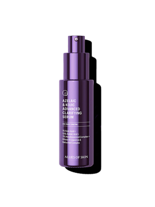 Сироватка освітлююча з азелаїновою кислотою Azelaic & Kojic Advanced Clarifying Serum Allies of skin, 30 мл