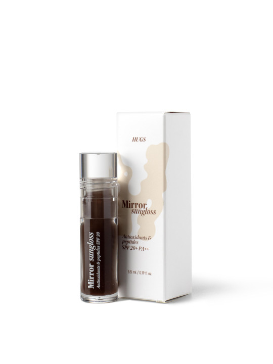 Блиск для губ HUGS Mirror Sungloss Cold Brew SPF 20+ PA++, 5.5 мл