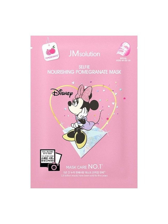 Зміцнююча тканинна маска для обличчя з екстрактом граната JMsolution Disney Selfie Nourishing Pomegranate Mask Зміцнююча тканинна маска для обличчя з екстрактом граната JMsolution Disney Selfie Nourishing Pomegranate Mask