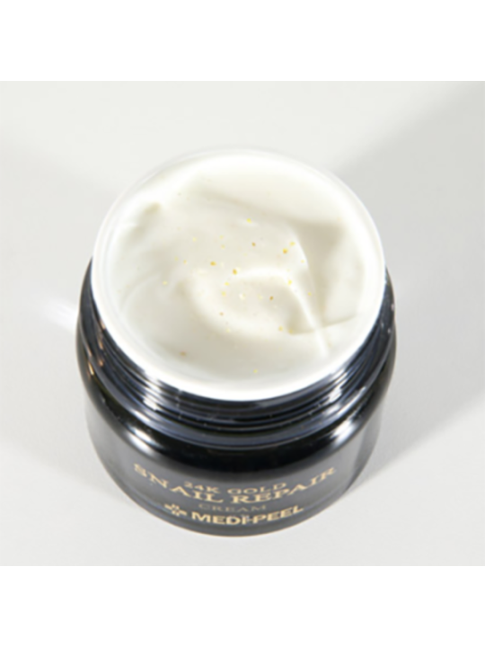 Крем для обличчя із золотом і муцином равлика MEDIPEEL 24K Gold Snail Cream, 50 мл Крем для обличчя із золотом і муцином равлика MEDIPEEL 24K Gold Snail Cream, 50 мл