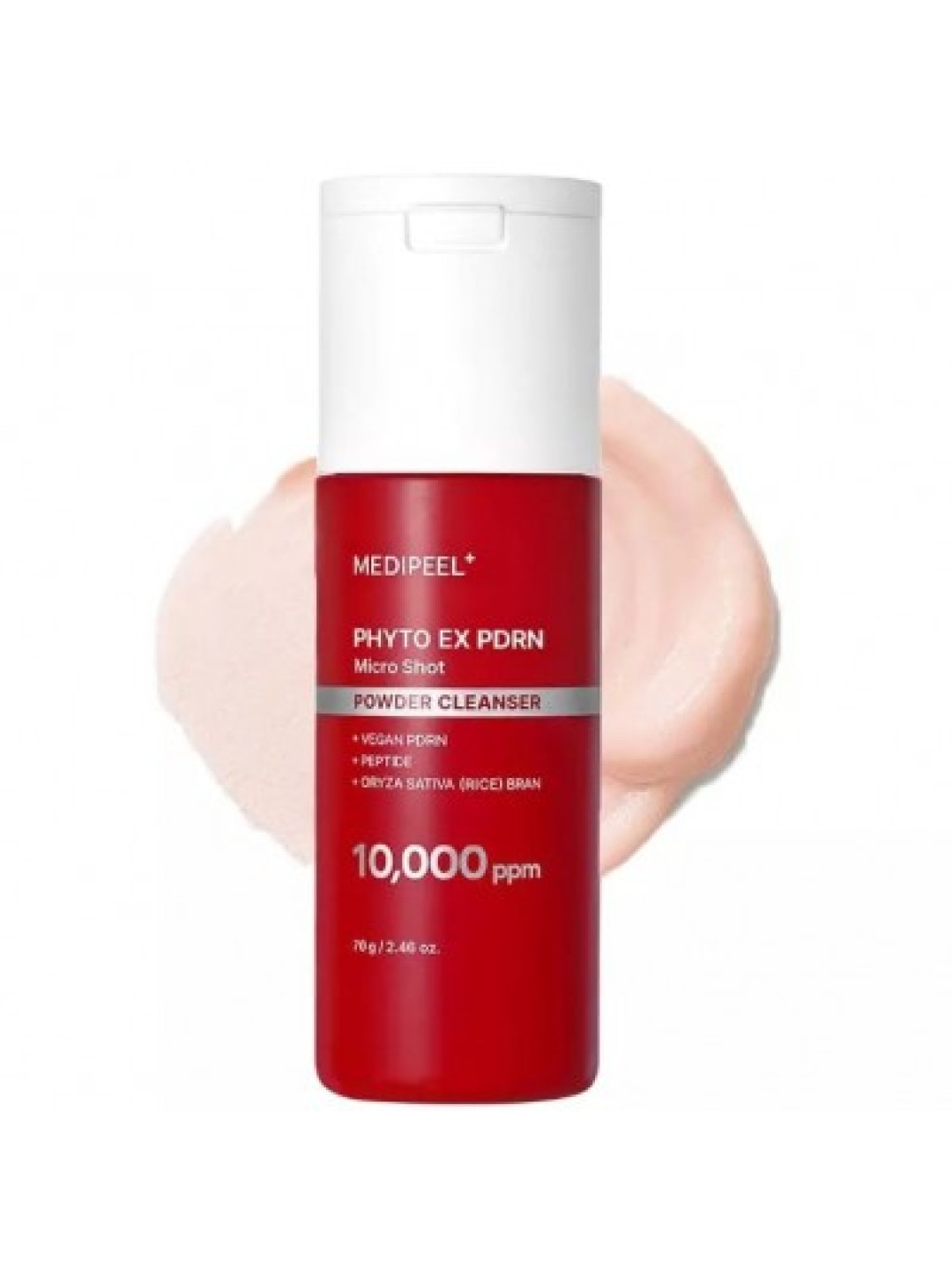 Очищаюча пудра для обличчя з рисовими висівками Medi-Peel Phyto EX PDRN Micro Shot Powder Cleanser, 70g