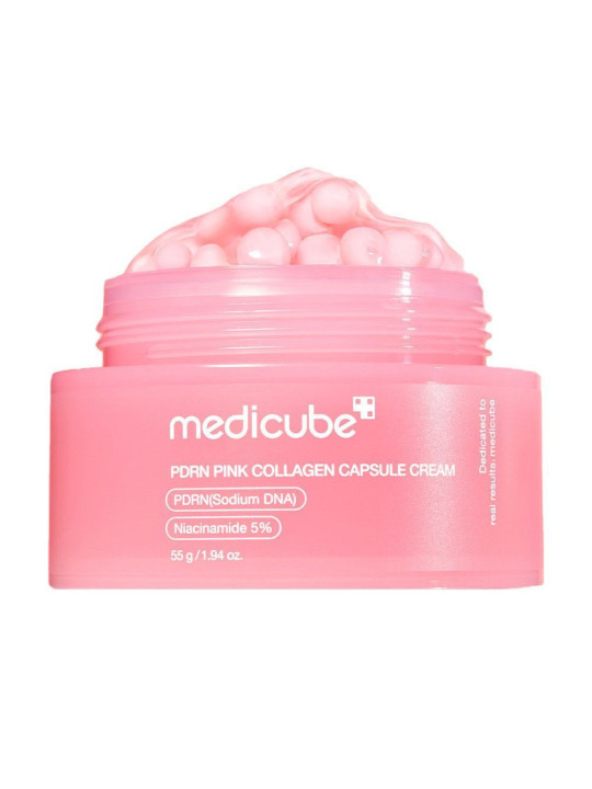 Капсульний крем з колагеном та полінуклеотидами Medicube PDRN Pink Collagen Capsule Cream, 55 г