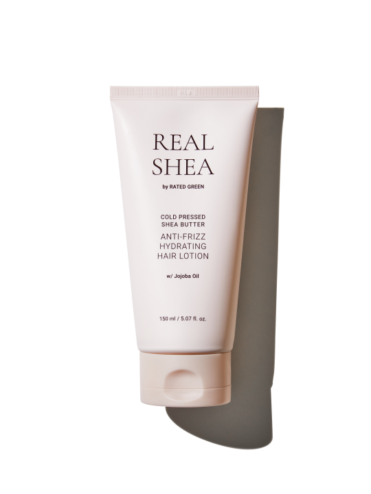 Зволожуючий лосьйон для волосся з маслом ши Rated Green Real Shea Cold Pressed Shea Butter Anti-frizz Hydrating Hair Lotion, 150 мл