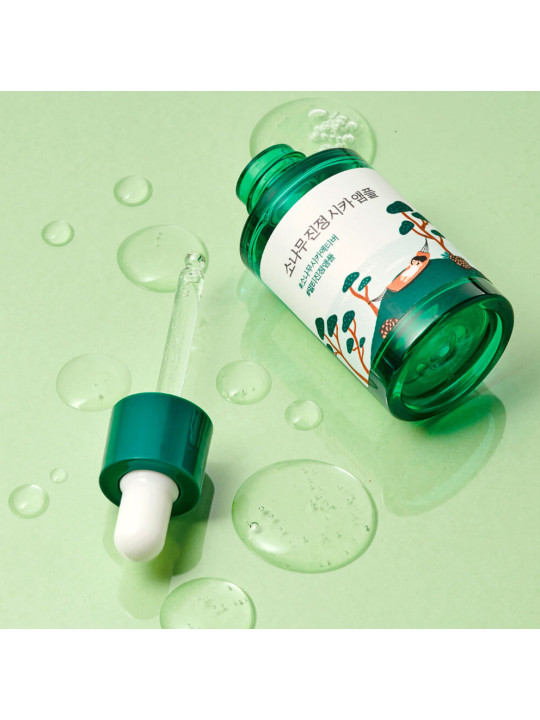 Заспокійлива сироватка з екстрактом голок сосни Round Lab Pine Calming Cica Ampoule, 30 мл