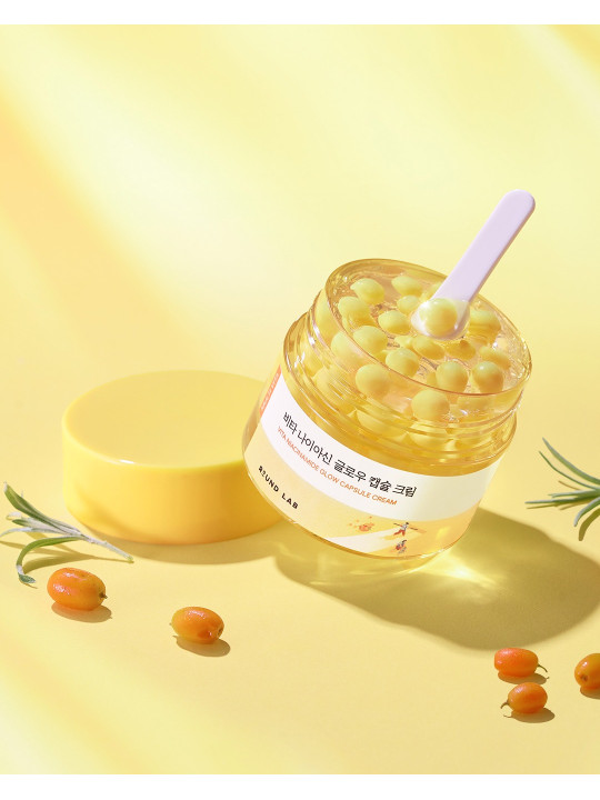 Освітлювальний крем з капсулами ROUND LAB Vita Niacinamide Glow Capsule Cream, 50 мл