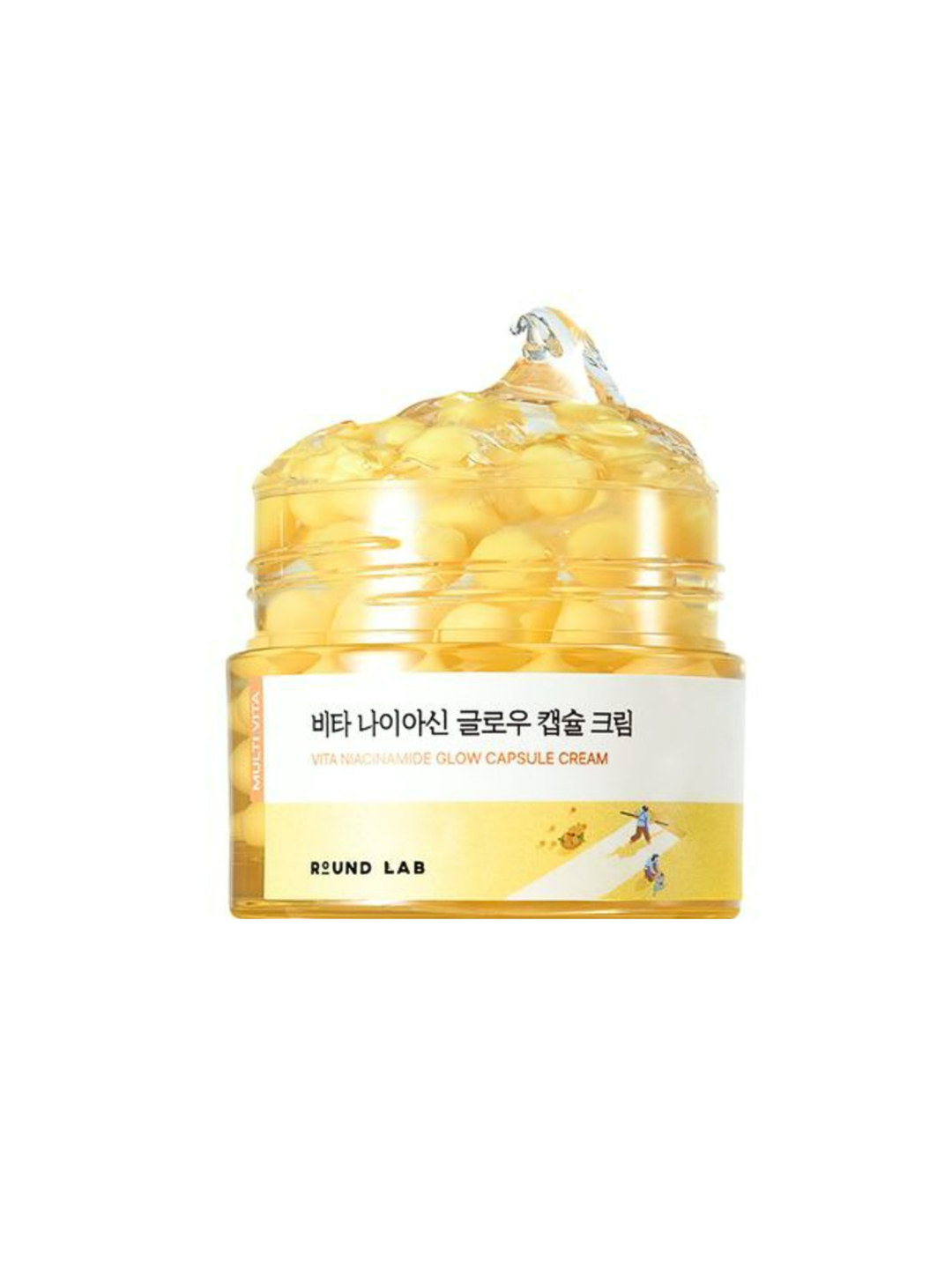 Освітлювальний крем з капсулами ROUND LAB Vita Niacinamide Glow Capsule Cream, 50 мл