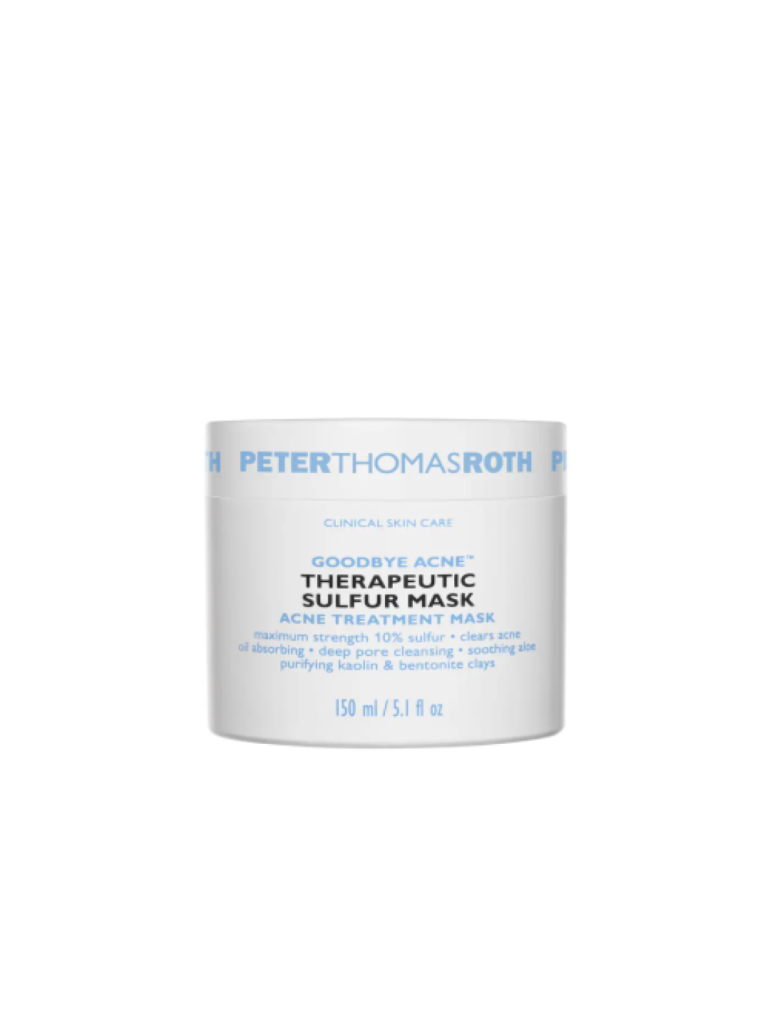 Лікувальна сірчана маска «Прощавай, Акне» Peter Thomas Roth Goodbye Acne Therapeutic Sulfur Mask, 150 мл