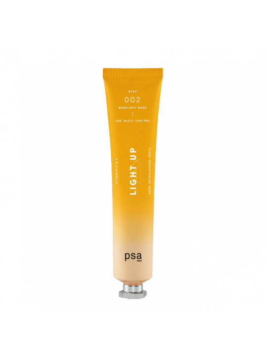 Освітлююча маска з вітаміном С і Е PSA  Light up vitamin C & E flash brightening mask, 50 мл