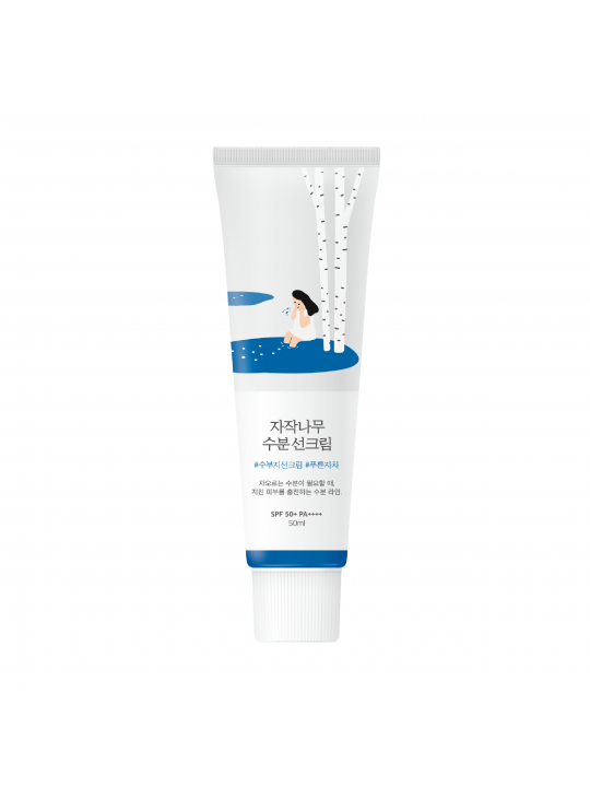 Сонцезахисний крем з березовим соком Round Lab Birch Juice Moisturizing Sunscreen, 50 мл