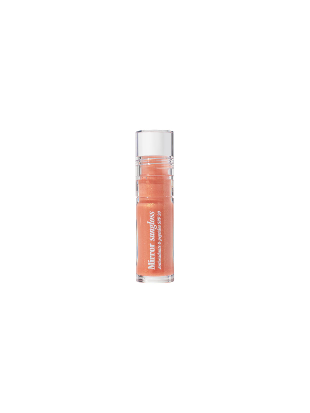Блиск для губ HUGS Mirror Sungloss Antioxidants & Peptides Sparkling Bellini SPF 20+ PA++, 5.5 мл
