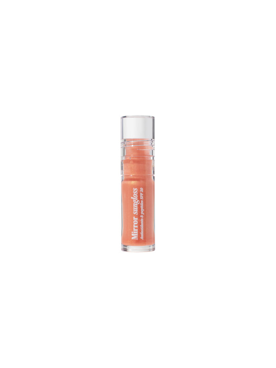 Блиск для губ HUGS Mirror Sungloss Antioxidants & Peptides Sparkling Bellini SPF 20+ PA++, 5.5 мл Блиск для губ HUGS Mirror Sungloss Antioxidants & Peptides Sparkling Bellini SPF 20+ PA++, 5.5 мл