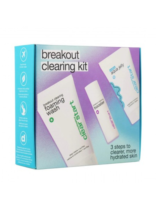 Лікувальний набір Очищення та догляд за проблемною шкірою Dermalogica Clear Start Breakout Clearing Kit