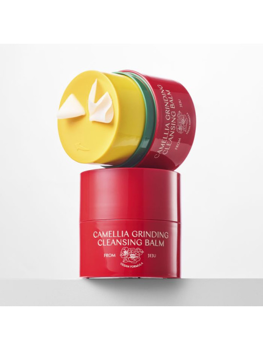 Очищуючий гідрофільний бальзам з камелією CU SKIN Dr. Solution Camellia Grinding Cleansing Balm, 50 грам
