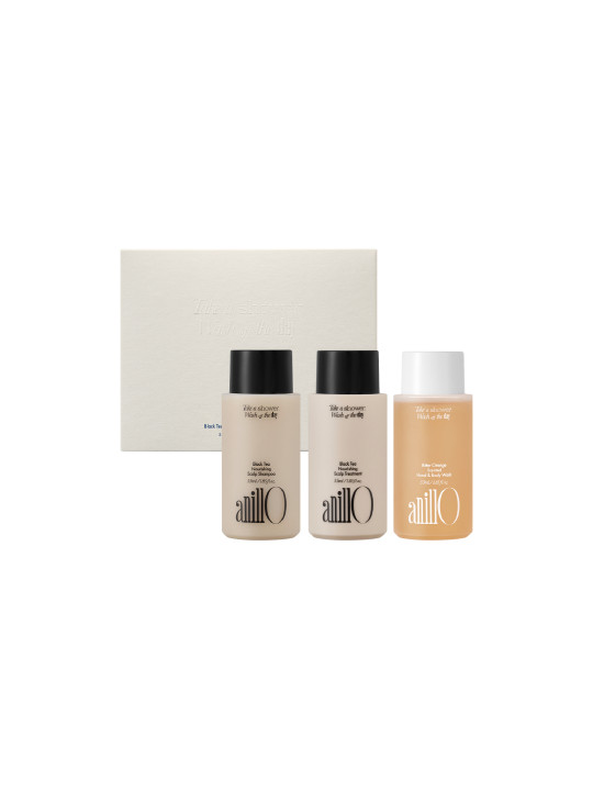 Дорожній набір ANILLO Black Tea & Bitter Orange Travel Shower Set